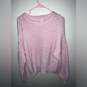 A New Day Pink Knit Sweater